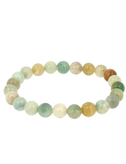 1 Bracelet amazonite claire naturelle