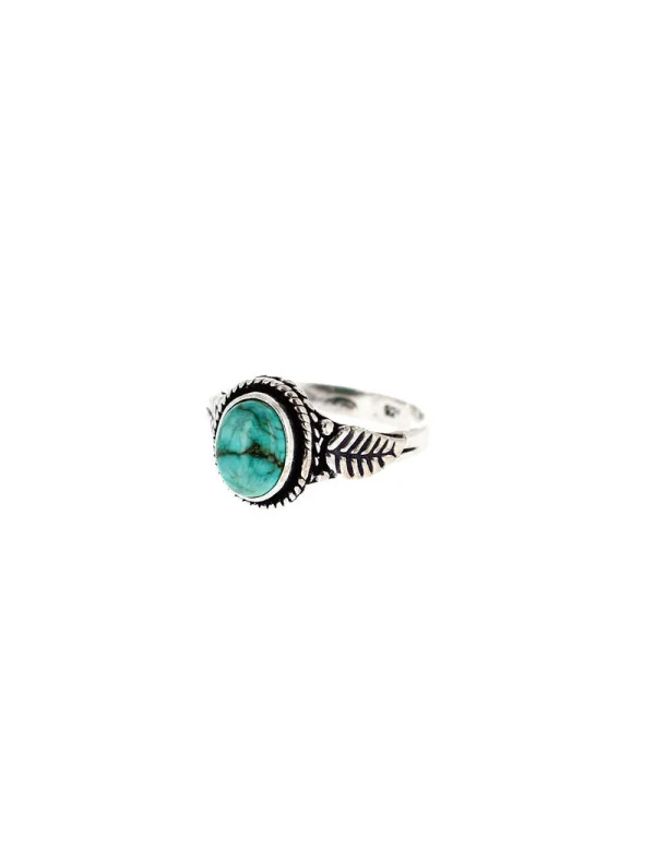 Bague howlite bleue