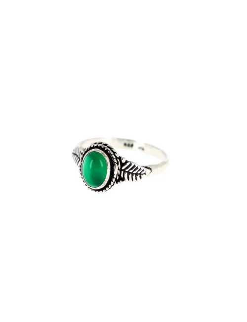 Bague jade vert