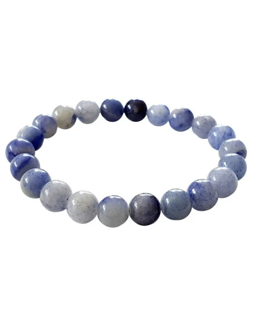 1 Bracelet aventurine bleue