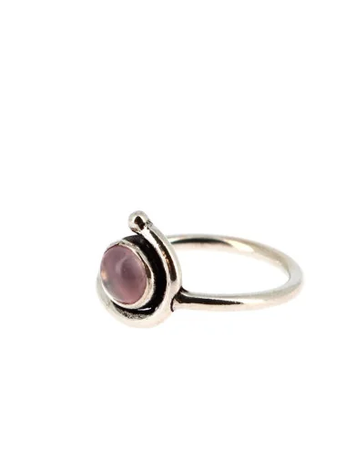 Bague quartz rose