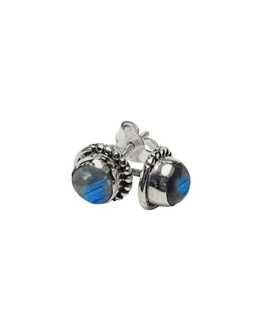 1 Boucles d'oreilles labradorite