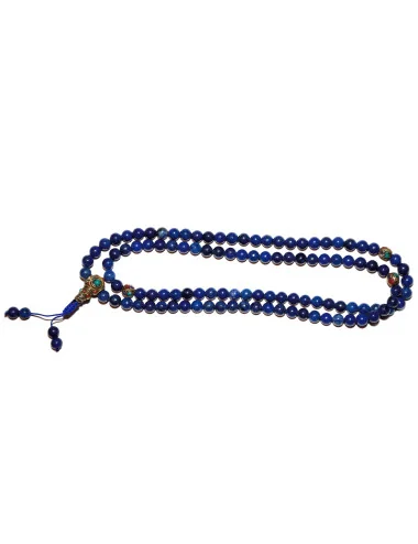 1 Mala Tibétain en lapis-lazuli