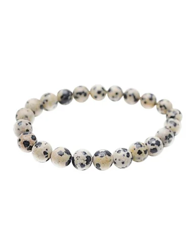 Bracelet jaspe dalmatien