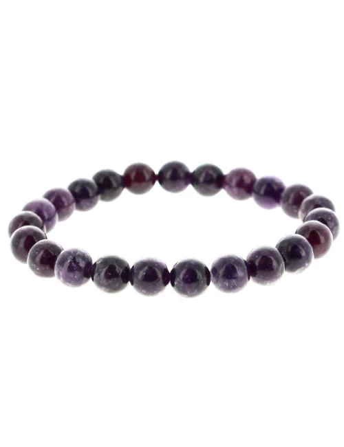 1 Bracelet lépidolite foncée