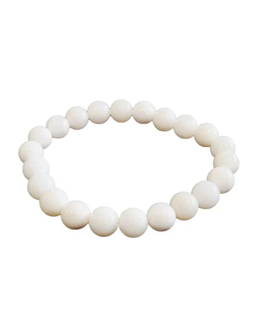 1 Bracelet nacre blanche