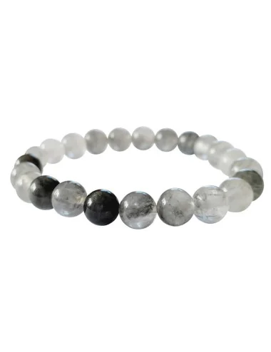 1 Bracelet quartz démon gris