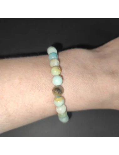 1 Bracelet amazonite claire naturelle