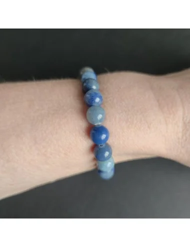 2 Bracelet aventurine bleue