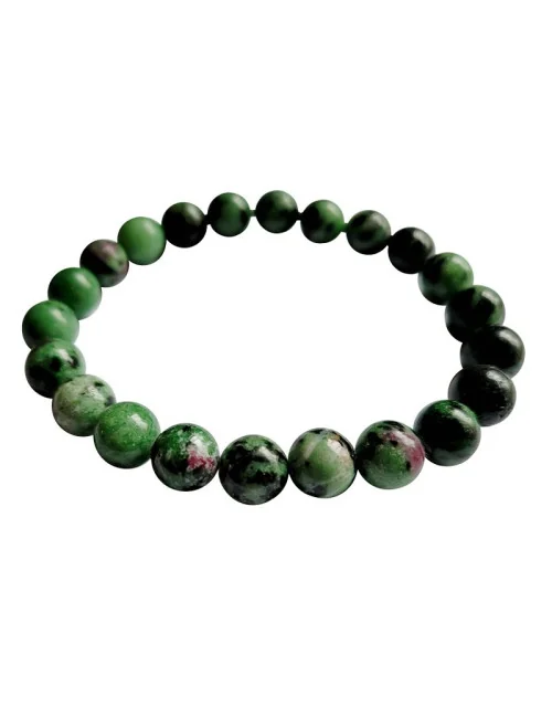 1 Bracelet rubis sur zoïzite