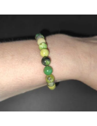 Bracelet chrysoprase