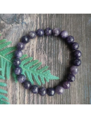 1 Bracelet lépidolite foncée